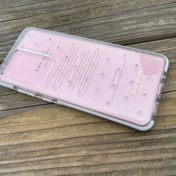Kate Spade New York Phone Case for Samsung Galaxy S20 Ultra Clear w/ Crystal $50 - Picture 10 of 12
